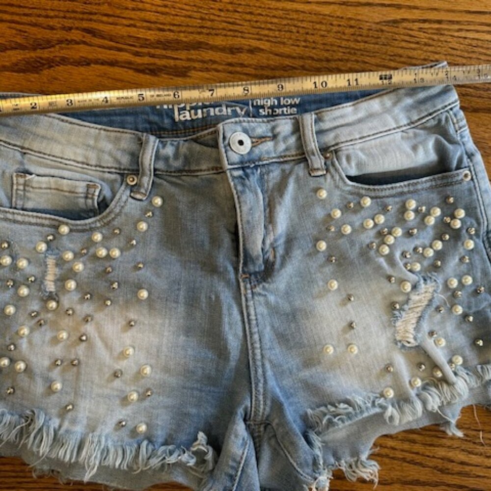 Hippie Laundry Pearl Denim Shorts  8455 - Picture 11 of 11